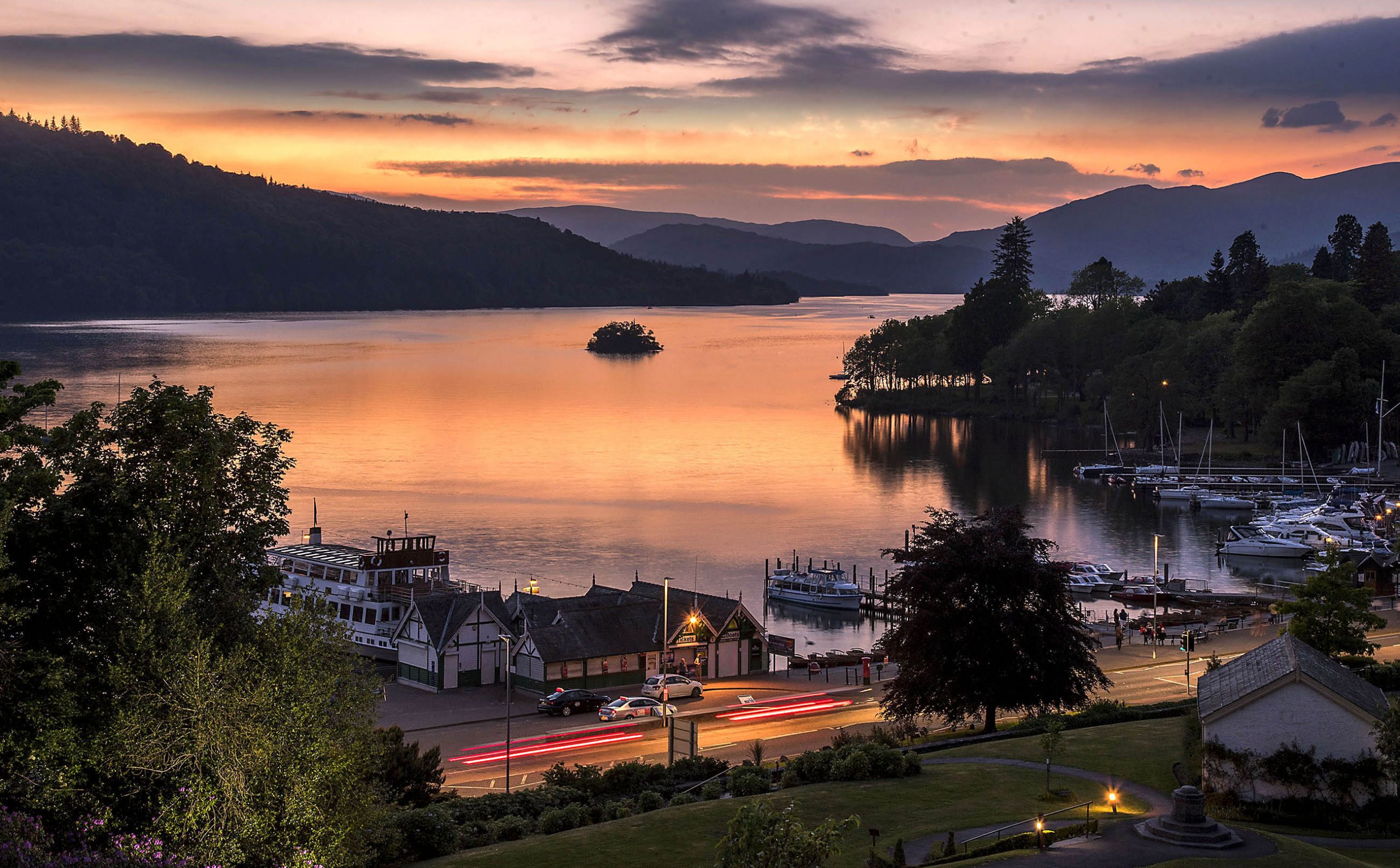 The Belsfield sunset view